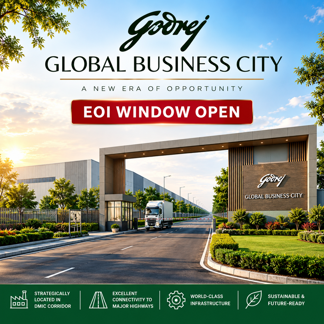 Godrej Global Business City Overview - DMIC Greater Noida